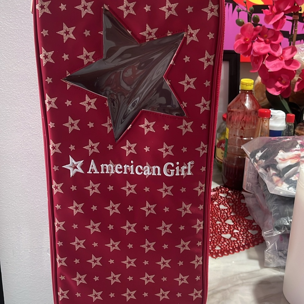 American Girl Pink Starry Case